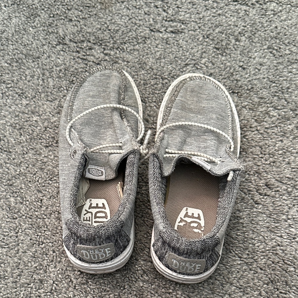 Hey Dude Kids Charcoal Moccasins